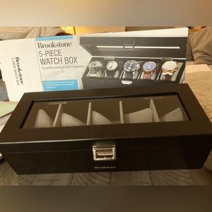 Brookstone 5 piece Watch (or bracelet) Box